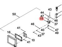  KLW-M1381-00 MOUNT,MONITOR YAM